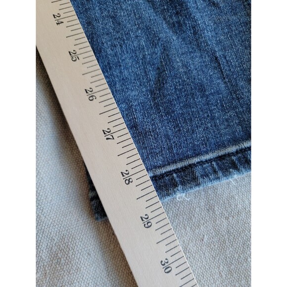 Judy Blue Womens 3 29x29 Jeans Boyfriend Mid Rise Distressed Stretch Logo Medium - Picture 3 of 16